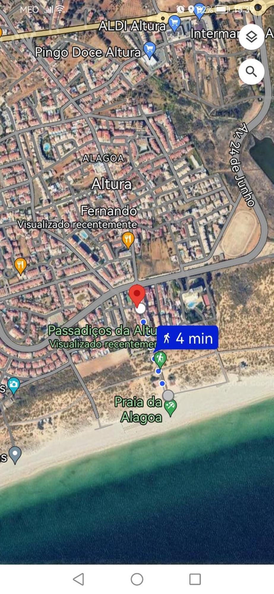 Casa Vila Rosa - T1 Altura Beach Exteriér fotografie
